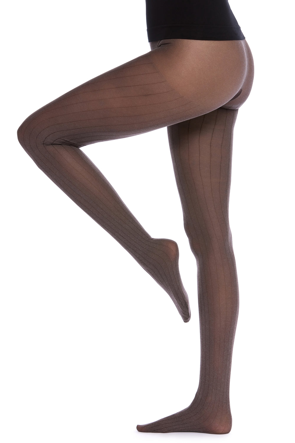 Italian 60 Denier Rib Tights