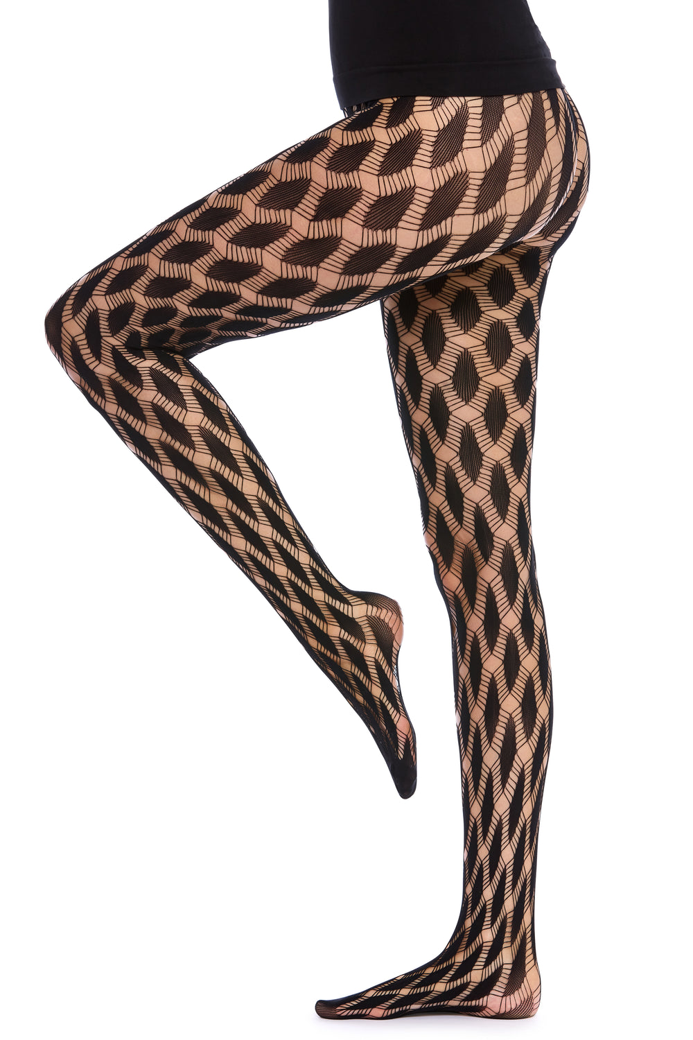 Italian Diamond Lace Tights