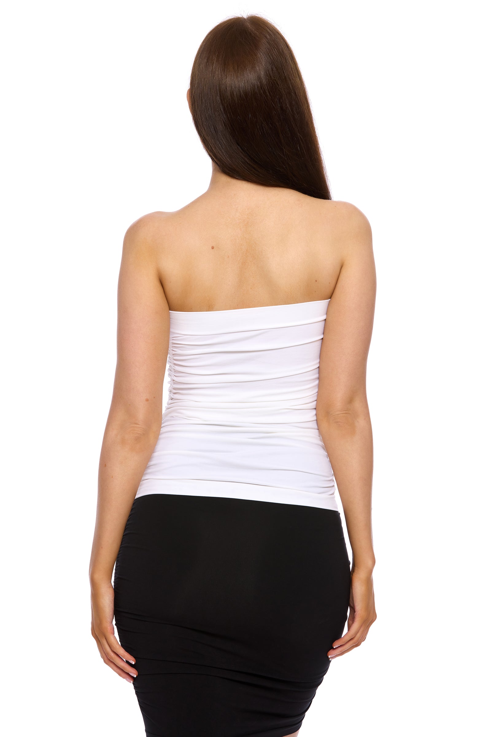 Ruched Tube Top