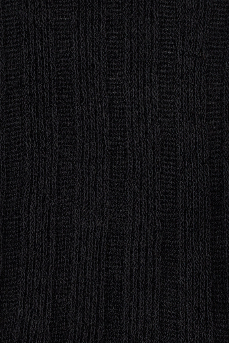 Ribbed Tights - Black