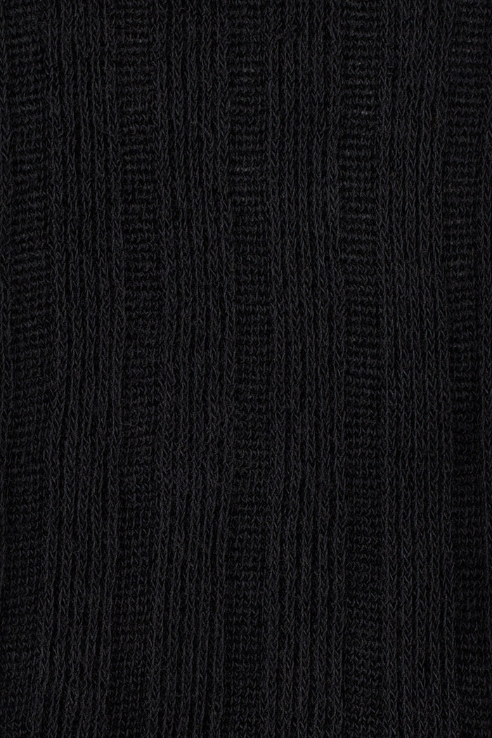 Ribbed Tights - Black