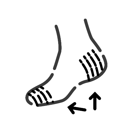 Reinforced heel and toe
