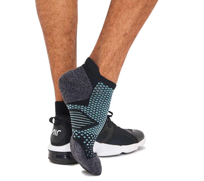 Norfolk Cushioned Coolmax Running Socks - Bolt