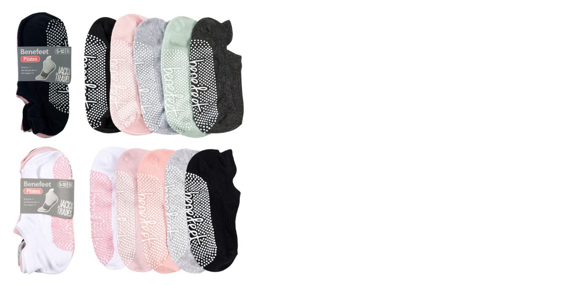 Grip Socks - Non Slip Casual Socks - Ideal for Home, Indoor Yoga